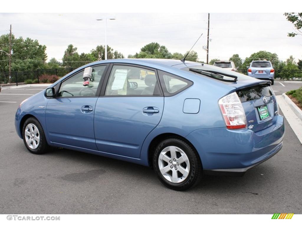 2008 Prius Hybrid - Seaside Blue Pearl / Gray photo #3