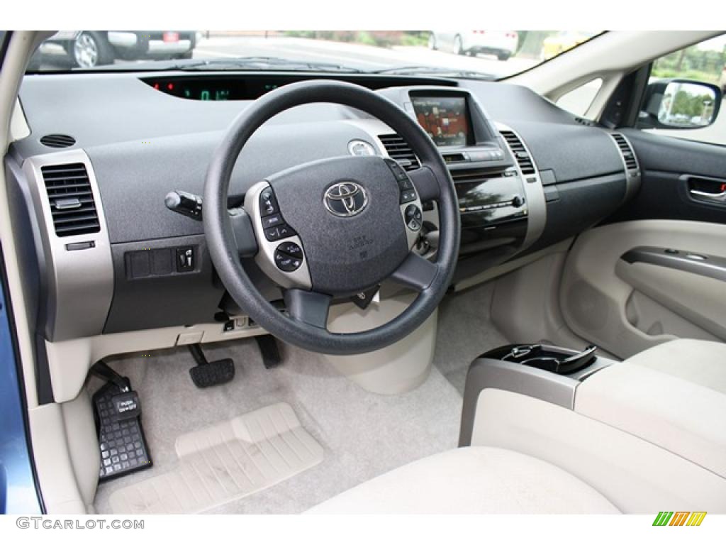 2008 Prius Hybrid - Seaside Blue Pearl / Gray photo #13