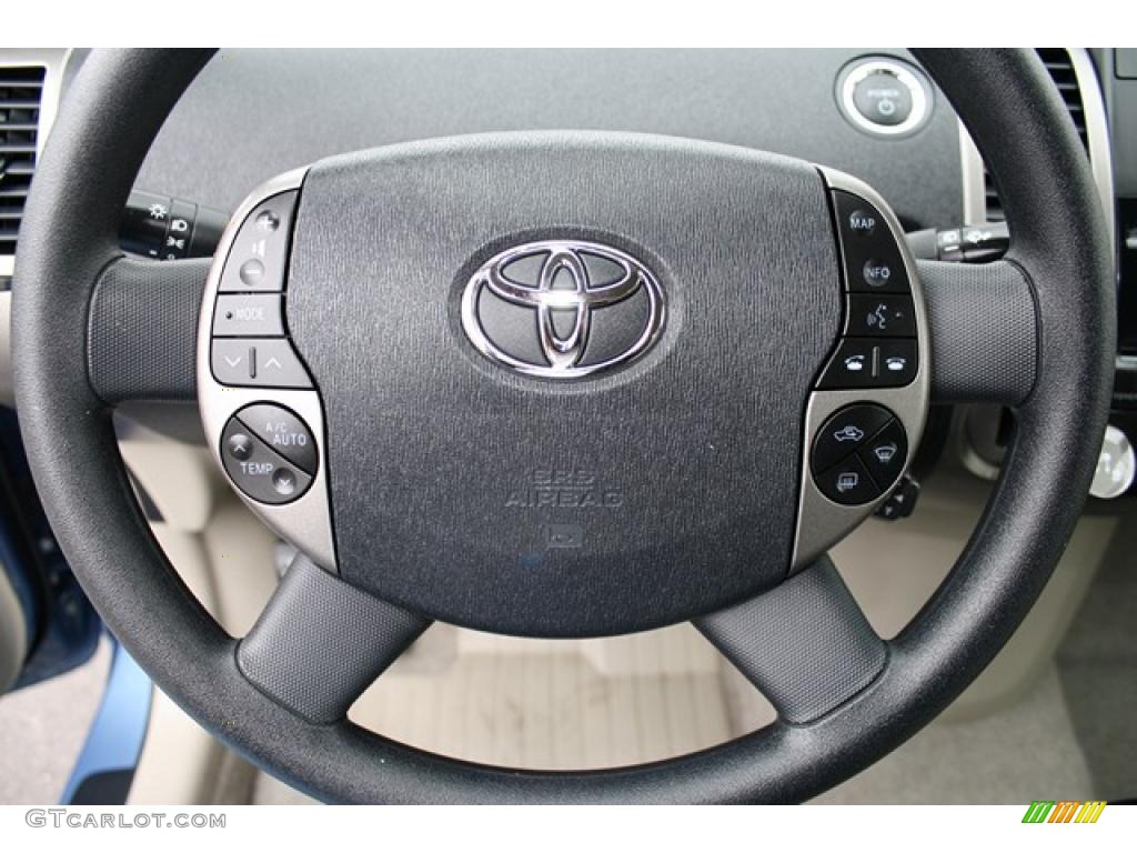 2008 Prius Hybrid - Seaside Blue Pearl / Gray photo #14