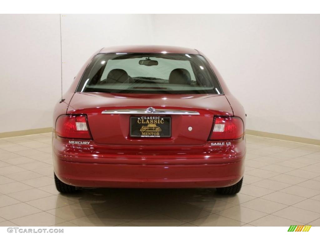 2003 Sable LS Premium Sedan - Matador Red Metallic / Medium Graphite photo #6