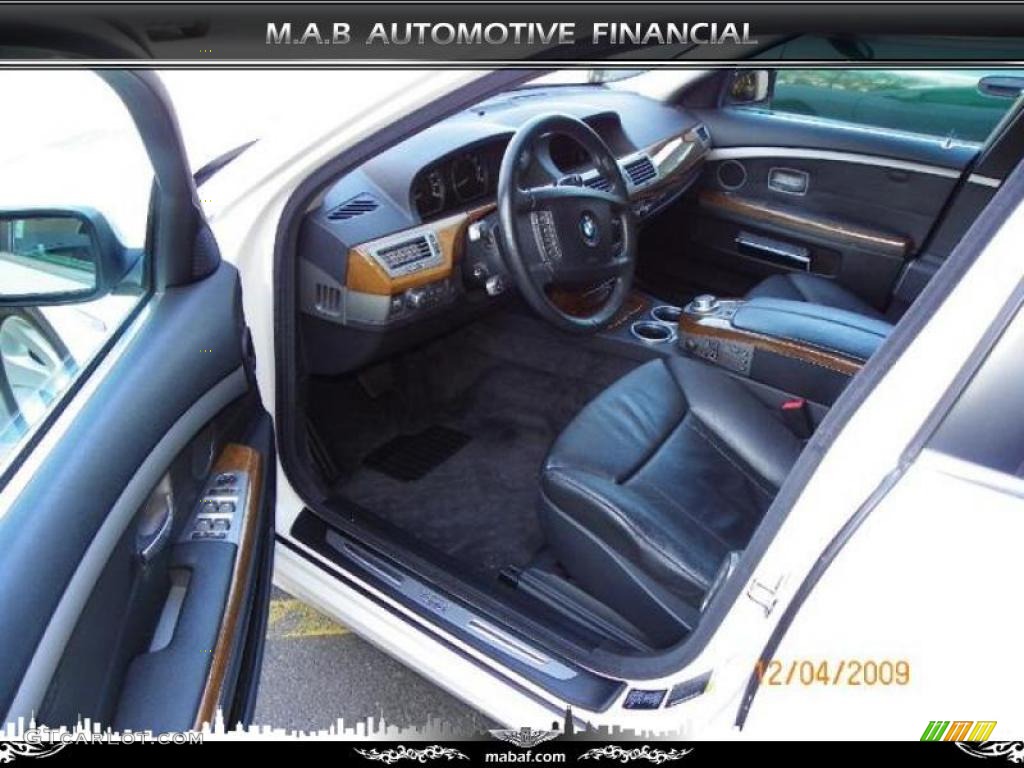 2007 7 Series 750i Sedan - Alpine White / Black photo #4