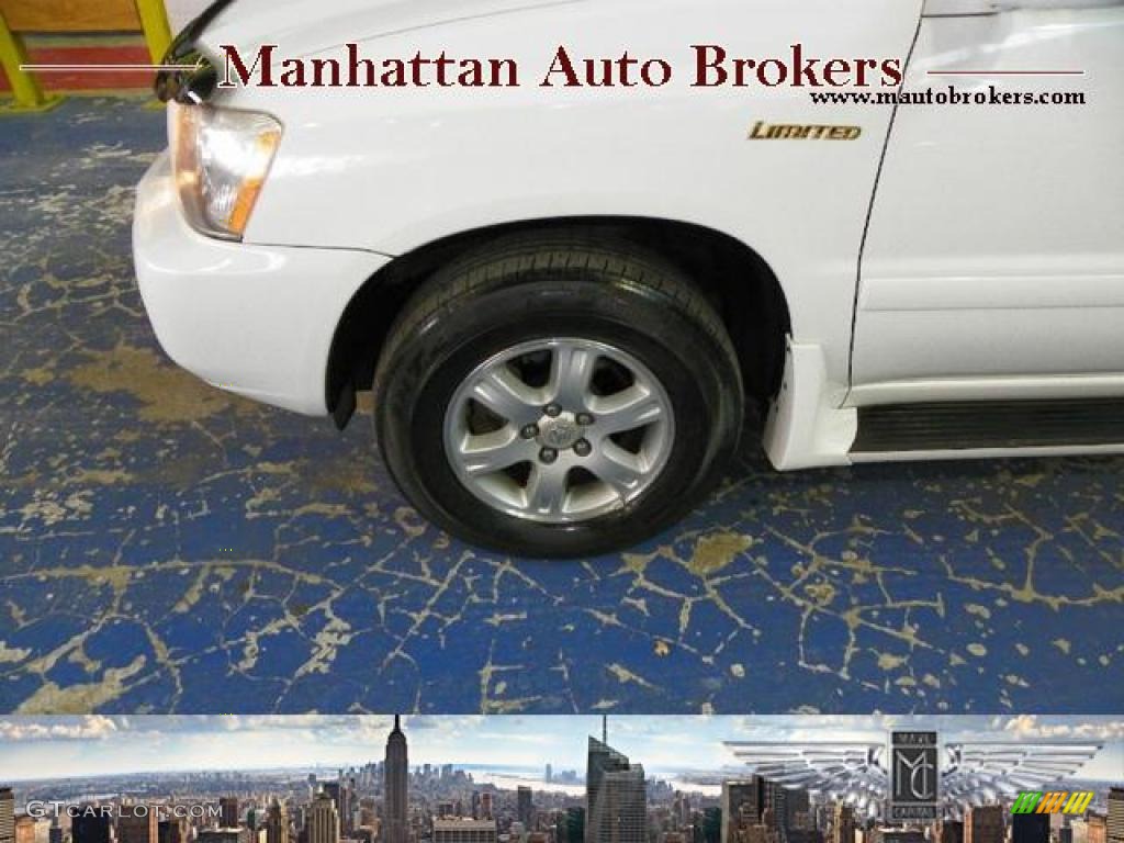 2002 Highlander Limited 4WD - Super White / Ivory photo #6