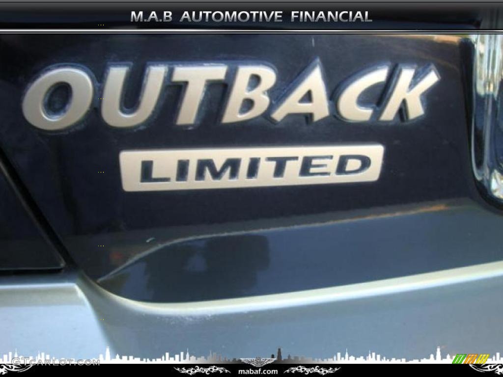 2002 Outback Limited Sedan - Black Granite Pearl / Black photo #31