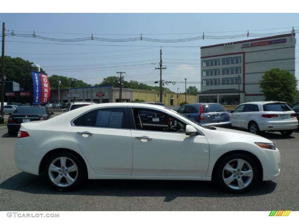 2009 TSX Sedan - Premium White Pearl / Ebony photo #9