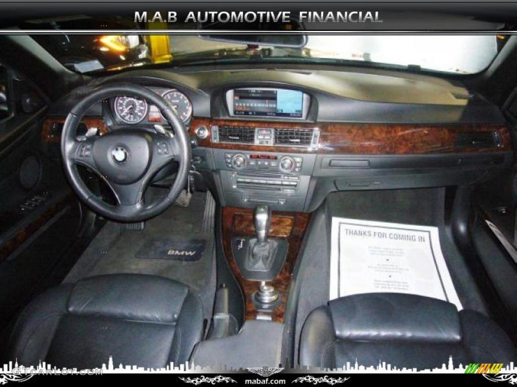 2007 3 Series 335i Convertible - Jet Black / Black photo #17