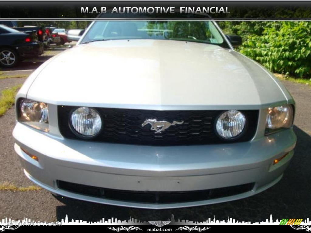 2006 Mustang GT Premium Coupe - Satin Silver Metallic / Light Graphite photo #1