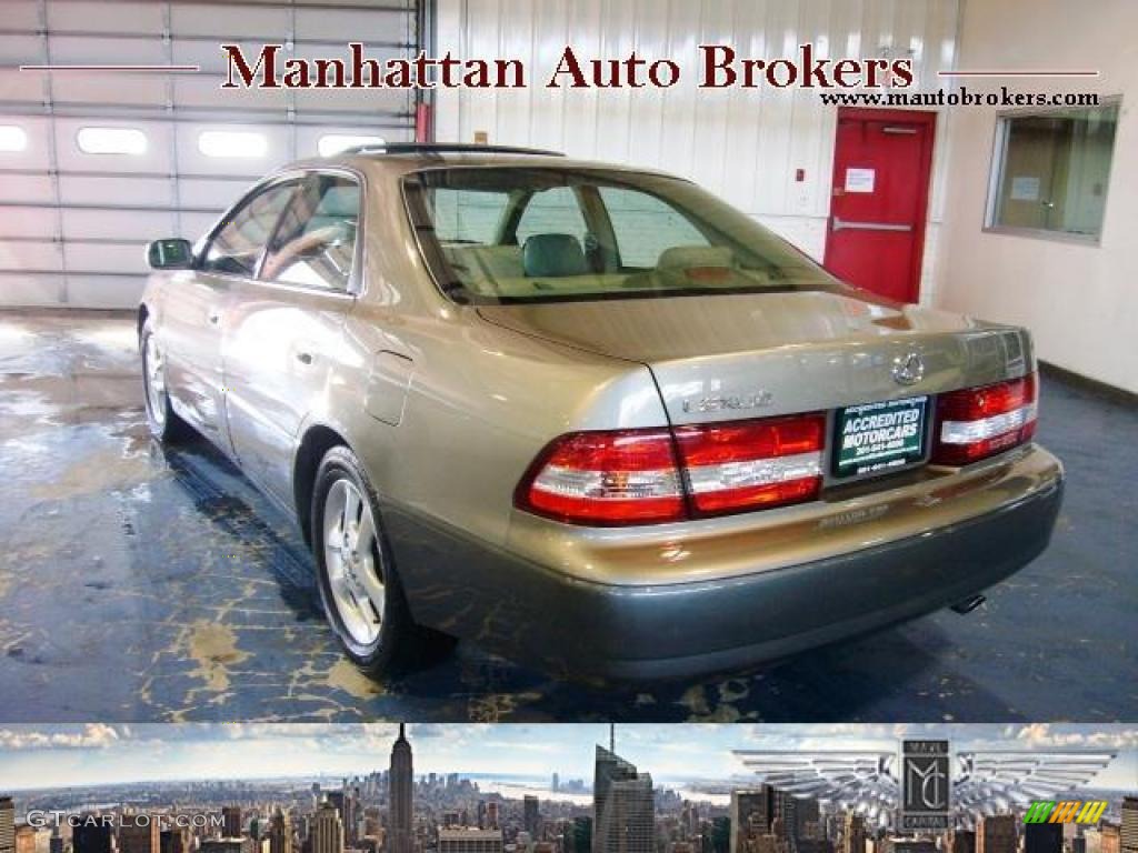 2000 ES 300 Sedan - Burnished Gold Metallic / Ivory photo #5