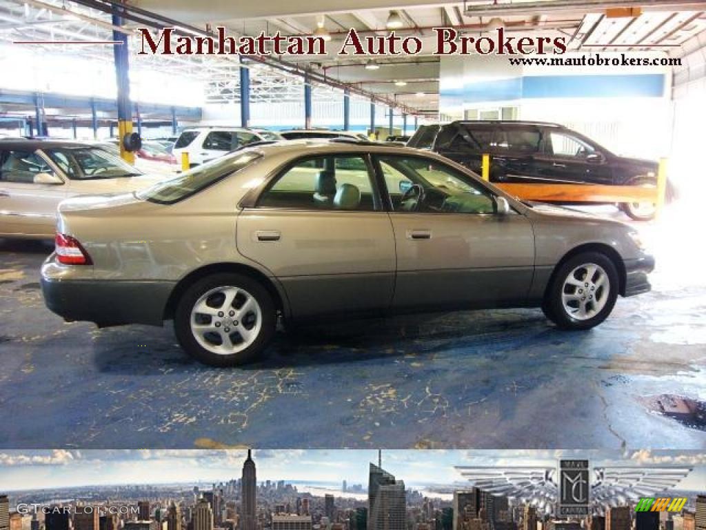 2000 ES 300 Sedan - Burnished Gold Metallic / Ivory photo #8