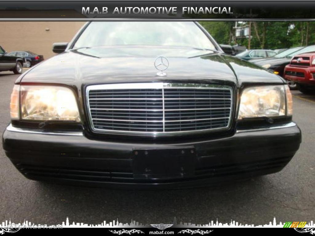 1999 S 500 Sedan - Black / Parchment photo #1