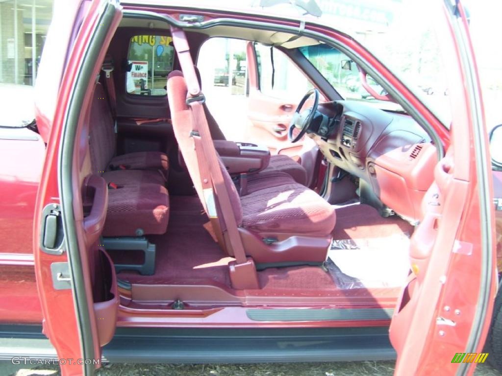 1998 F150 XLT SuperCab - Dark Toreador Red Metallic / Cardovan photo #12