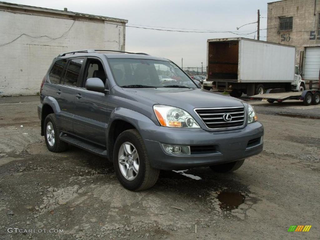 2005 GX 470 - Ash Blue Mica / Dark Gray photo #3