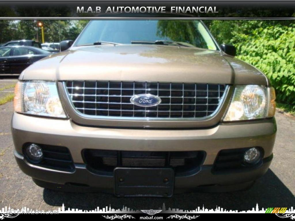 2003 Explorer XLT 4x4 - Harvest Gold Metallic / Medium Parchment Beige photo #1