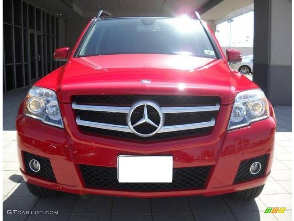 2010 GLK 350 4Matic - Mars Red / Black photo #1