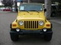 2002 Solar Yellow Jeep Wrangler Sport 4x4  photo #3