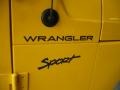 2002 Solar Yellow Jeep Wrangler Sport 4x4  photo #11