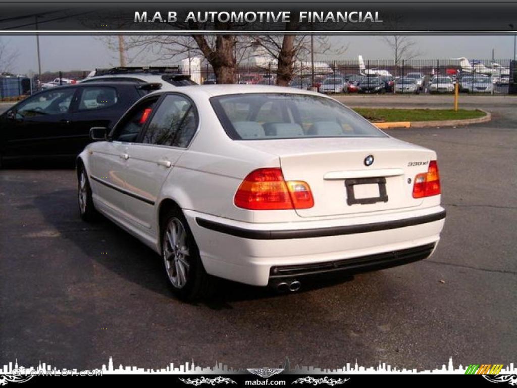 2003 3 Series 330xi Sedan - Alpine White / Grey photo #4