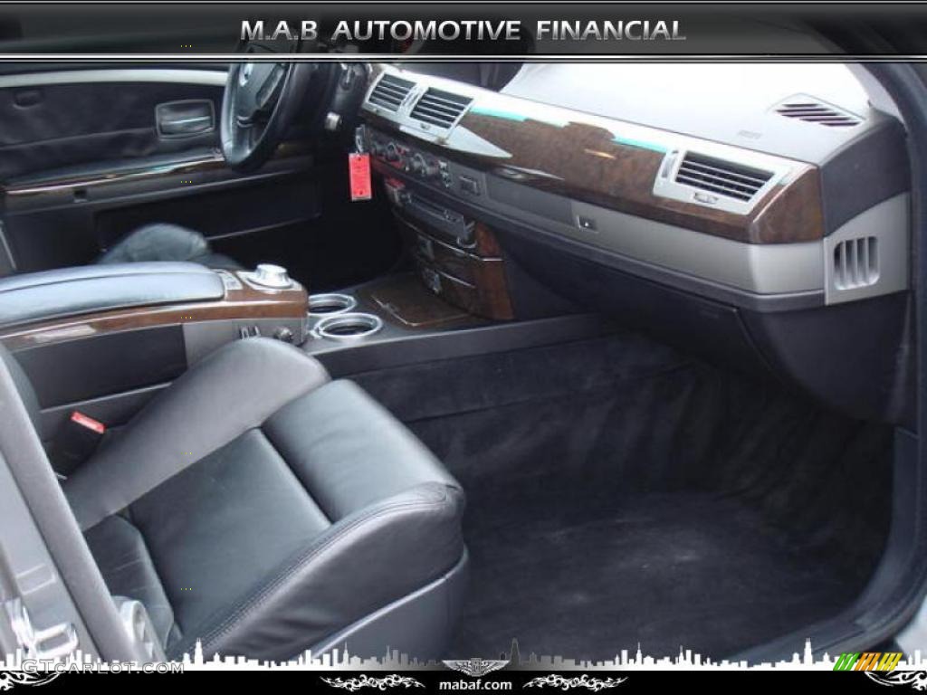 2003 7 Series 745i Sedan - Titanium Grey Metallic / Black/Black photo #6