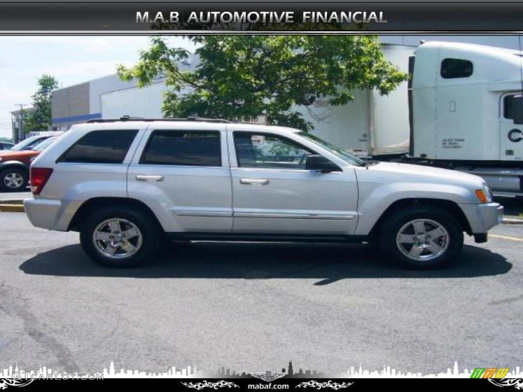 2006 Grand Cherokee Limited 4x4 - Bright Silver Metallic / Medium Slate Gray photo #7