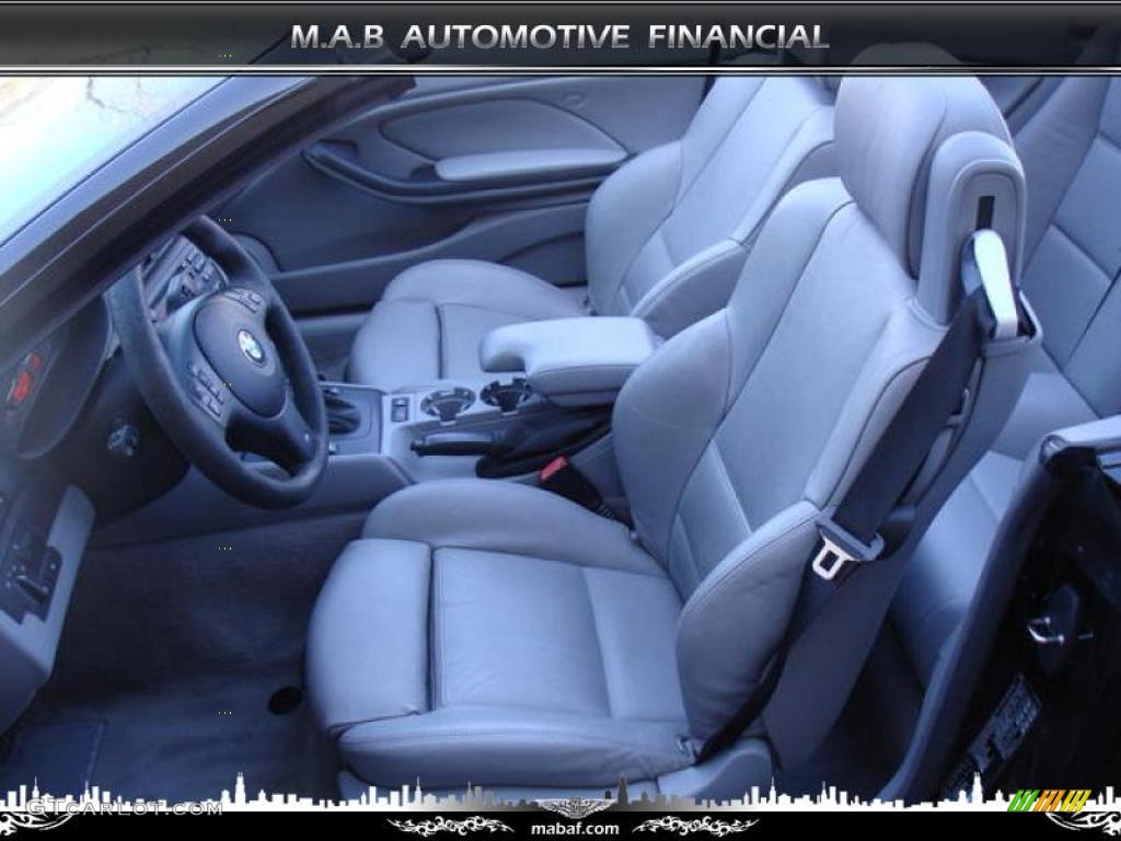 2004 3 Series 330i Convertible - Jet Black / Grey photo #9