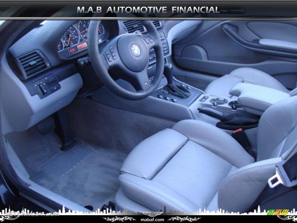 2004 3 Series 330i Convertible - Jet Black / Grey photo #10