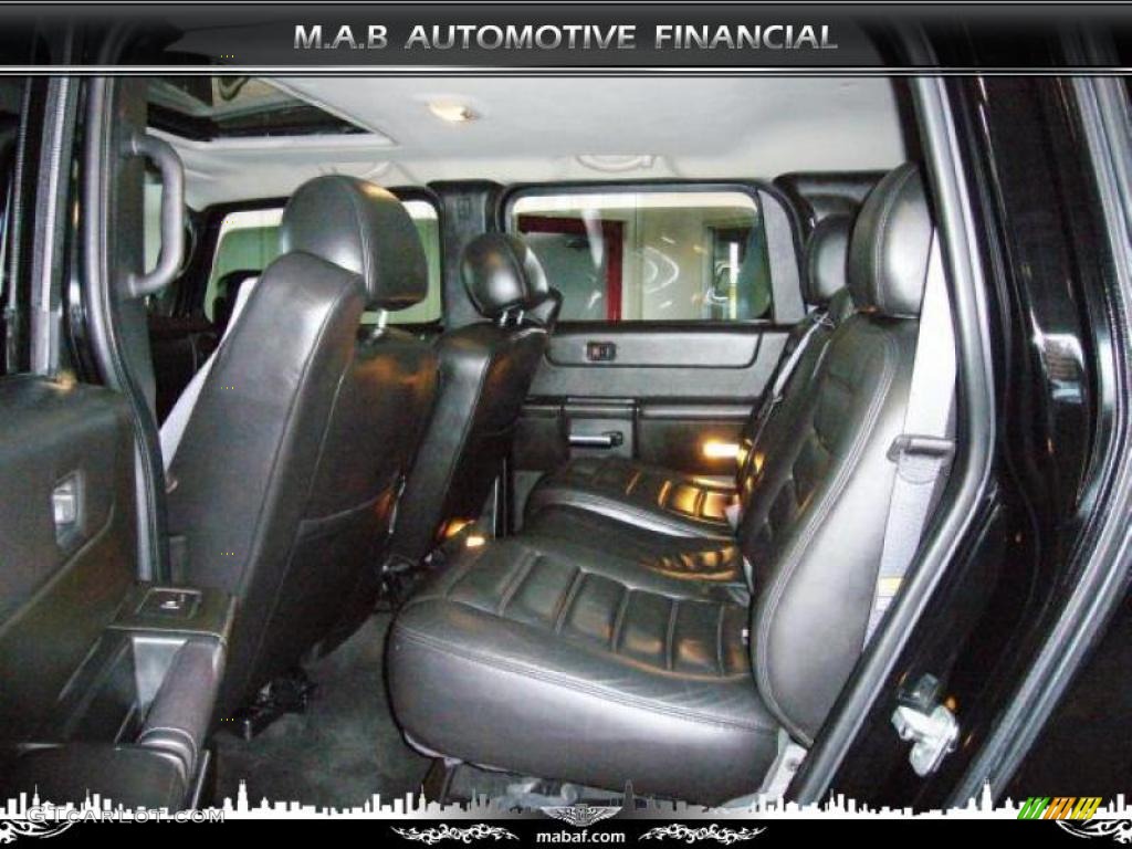 2006 H2 SUV - Black / Ebony photo #24
