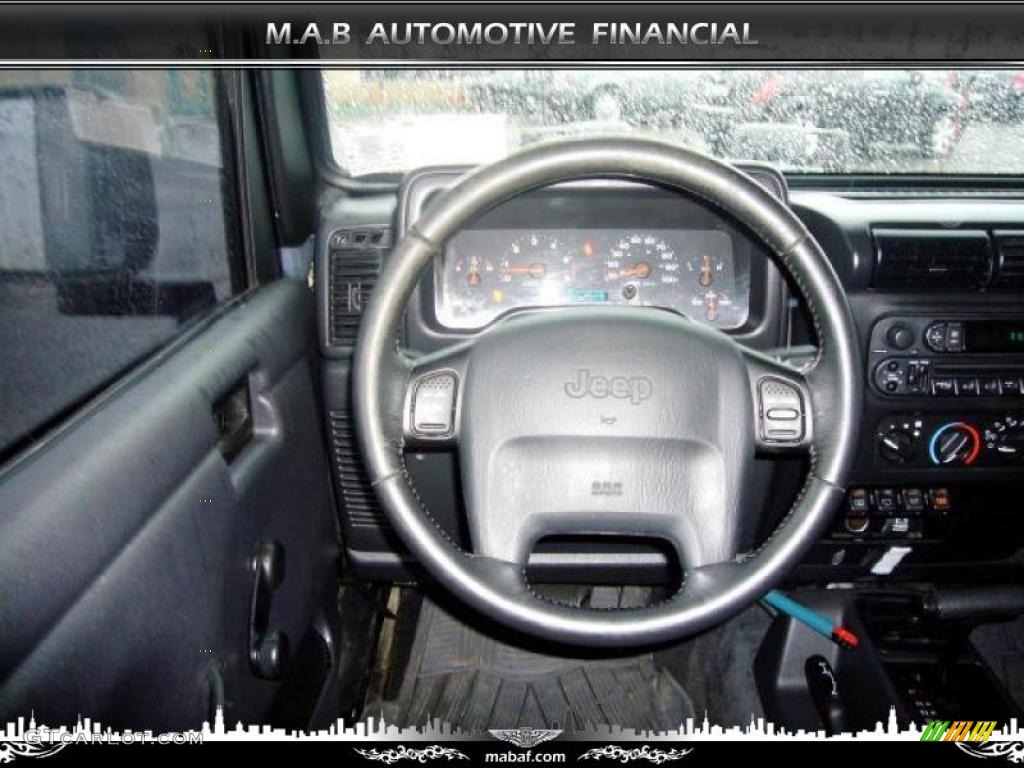 2004 Wrangler Rubicon 4x4 - Black / Dark Slate Gray photo #11