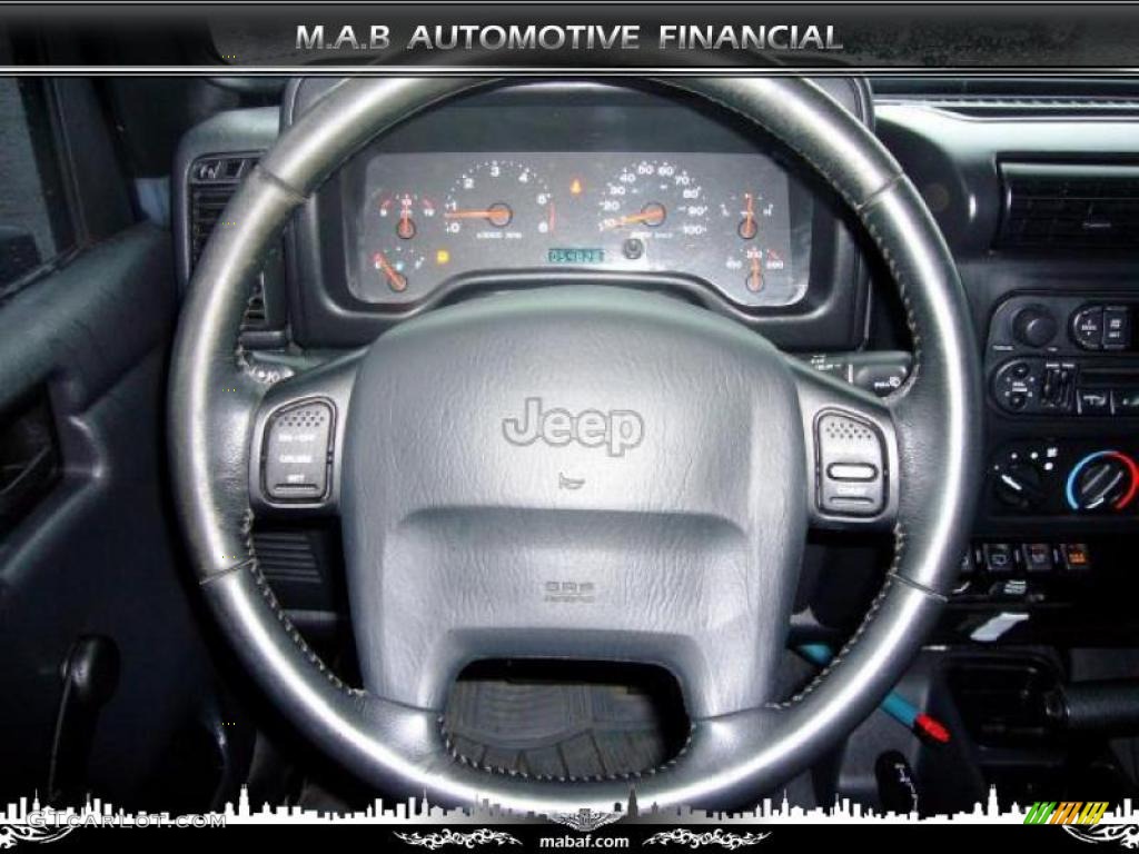 2004 Wrangler Rubicon 4x4 - Black / Dark Slate Gray photo #14