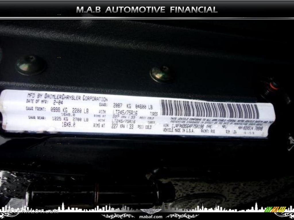2004 Wrangler Rubicon 4x4 - Black / Dark Slate Gray photo #19