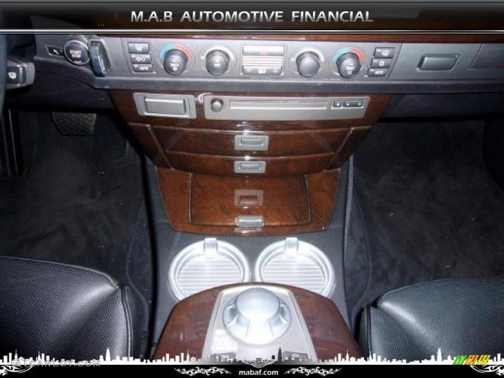 2005 7 Series 745Li Sedan - Jet Black / Black/Black photo #16