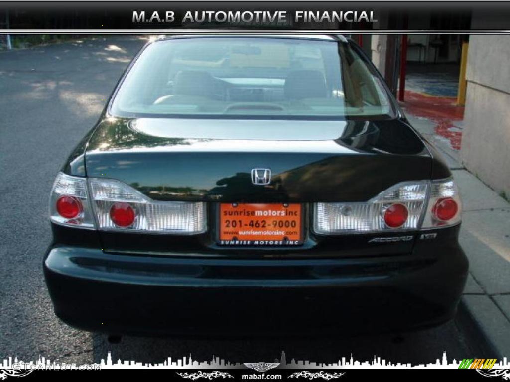 1999 Accord EX V6 Sedan - Dark Emerald Pearl / Ivory photo #4