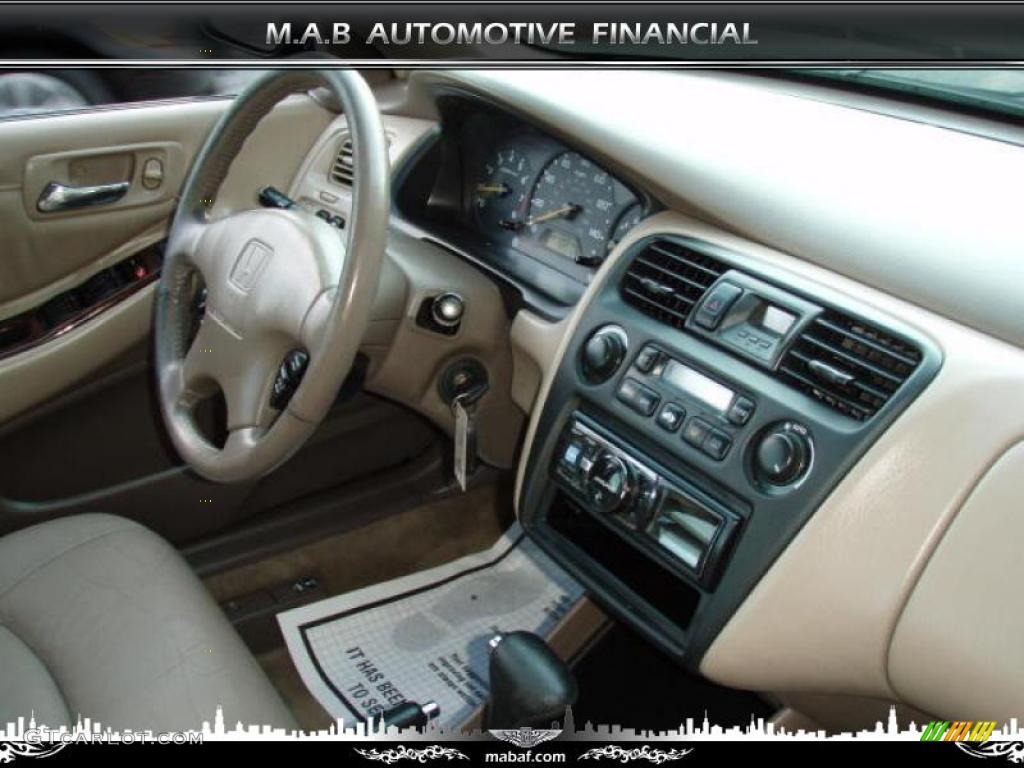 1999 Accord EX V6 Sedan - Dark Emerald Pearl / Ivory photo #13