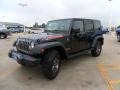2010 Black Jeep Wrangler Unlimited Mountain Edition 4x4  photo #25