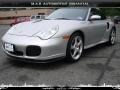 Arctic Silver Metallic 2002 Porsche 911 Turbo Coupe