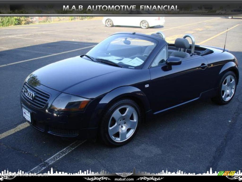 2002 TT 1.8T quattro Roadster - Moro Blue Pearl Effect / Aviator Grey photo #4