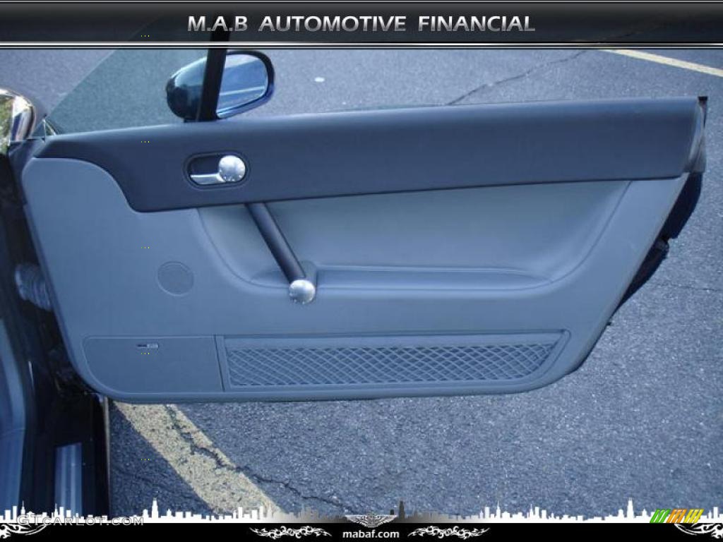 2002 TT 1.8T quattro Roadster - Moro Blue Pearl Effect / Aviator Grey photo #8