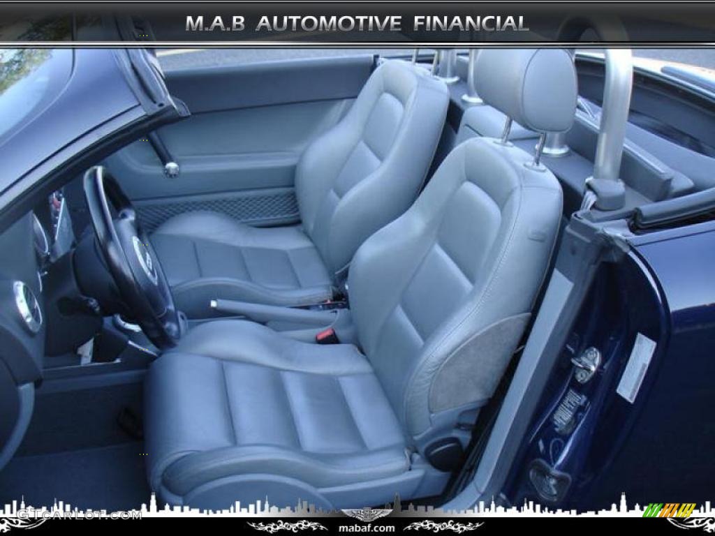 2002 TT 1.8T quattro Roadster - Moro Blue Pearl Effect / Aviator Grey photo #9