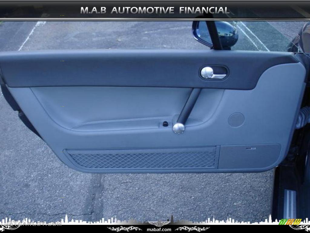 2002 TT 1.8T quattro Roadster - Moro Blue Pearl Effect / Aviator Grey photo #11