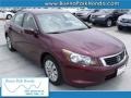 2009 Basque Red Pearl Honda Accord LX Sedan  photo #1