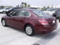 2009 Basque Red Pearl Honda Accord LX Sedan  photo #5