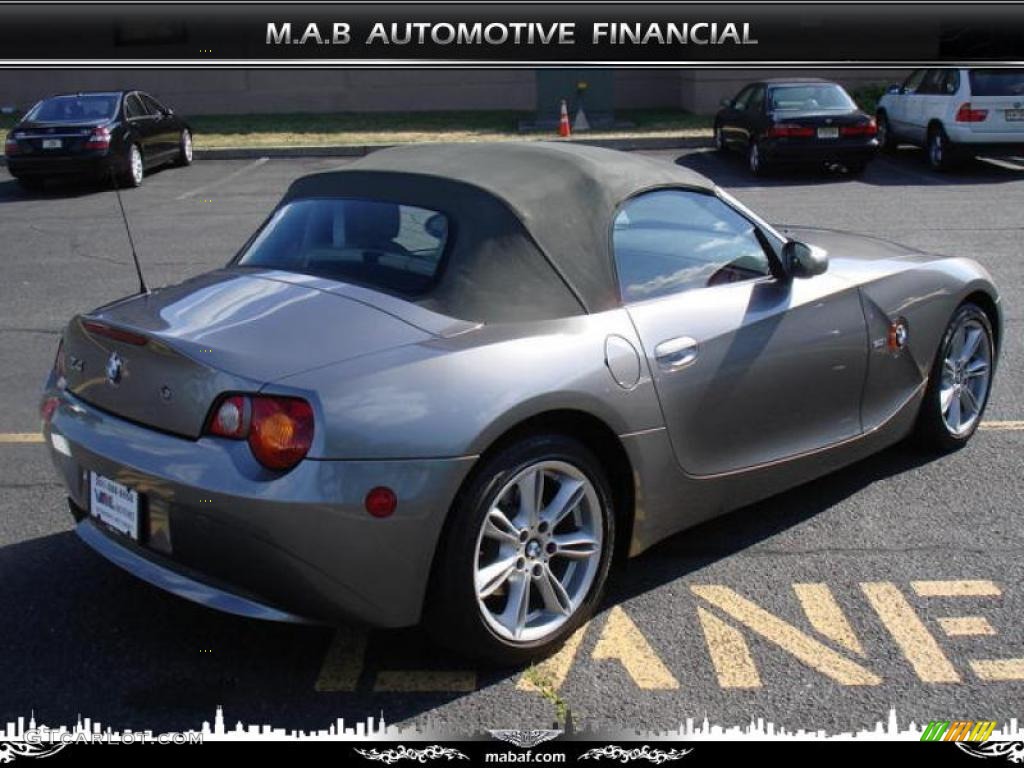 2003 Z4 3.0i Roadster - Sterling Grey Metallic / Beige photo #2