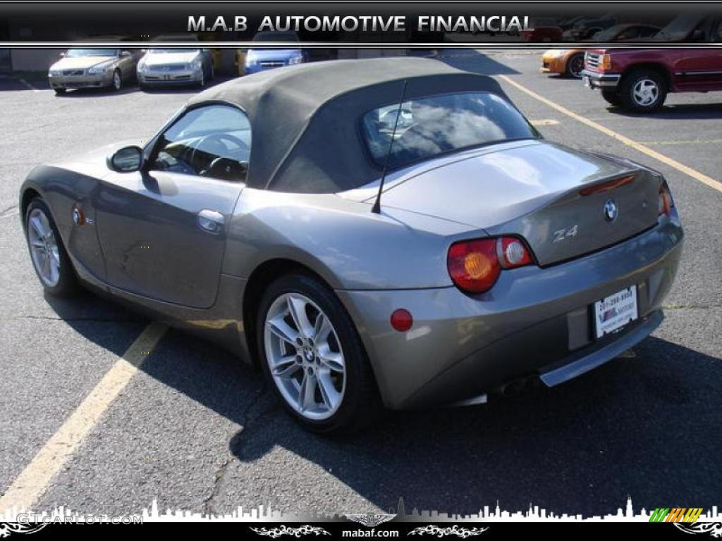 2003 Z4 3.0i Roadster - Sterling Grey Metallic / Beige photo #3