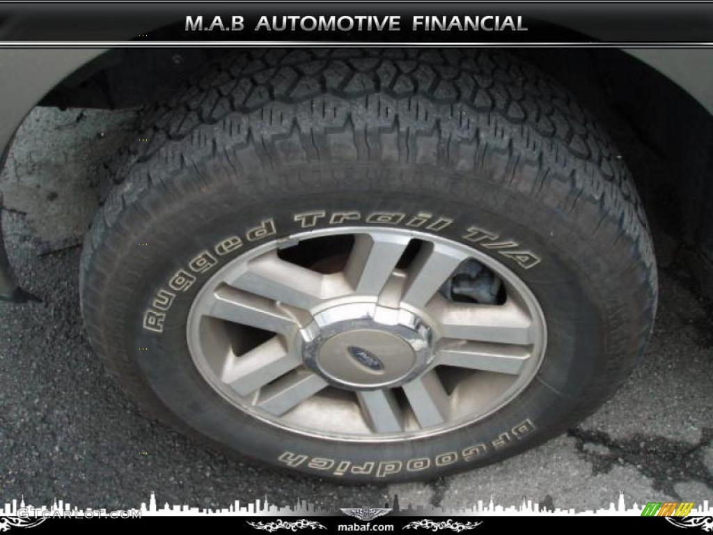 2005 F150 XLT SuperCab 4x4 - Dark Shadow Grey Metallic / Tan photo #6