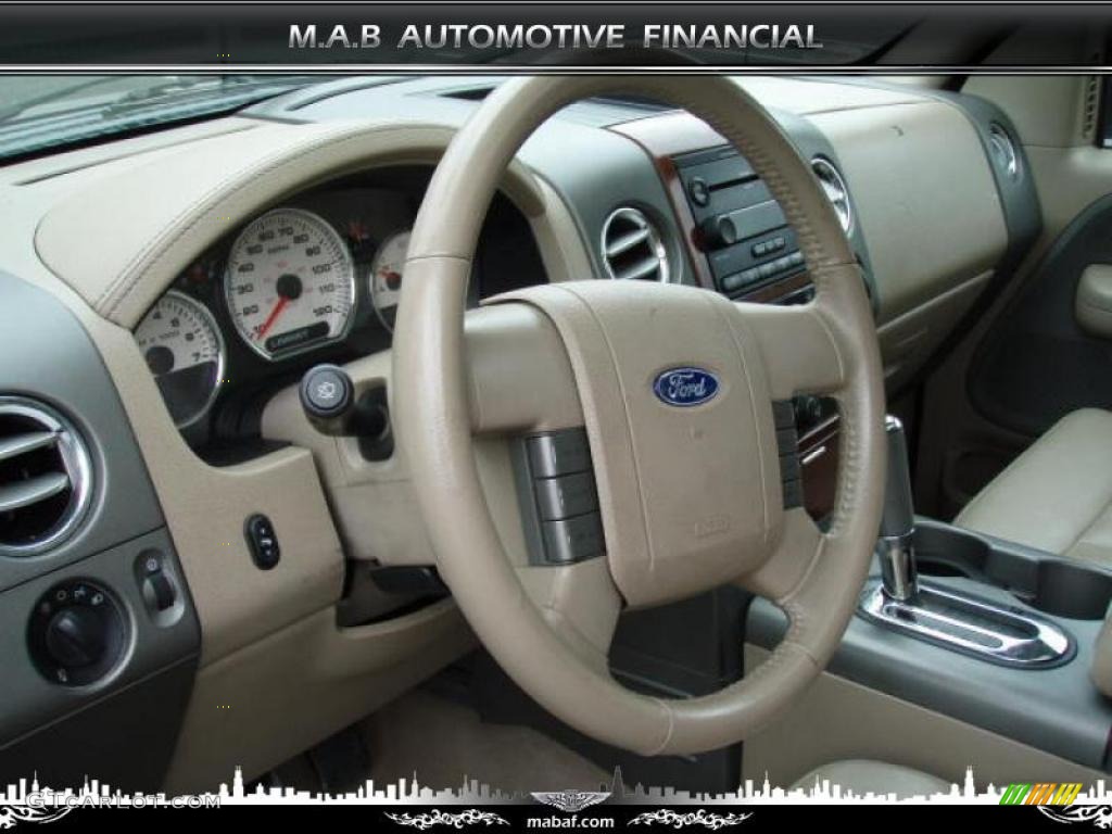2005 F150 XLT SuperCab 4x4 - Dark Shadow Grey Metallic / Tan photo #9