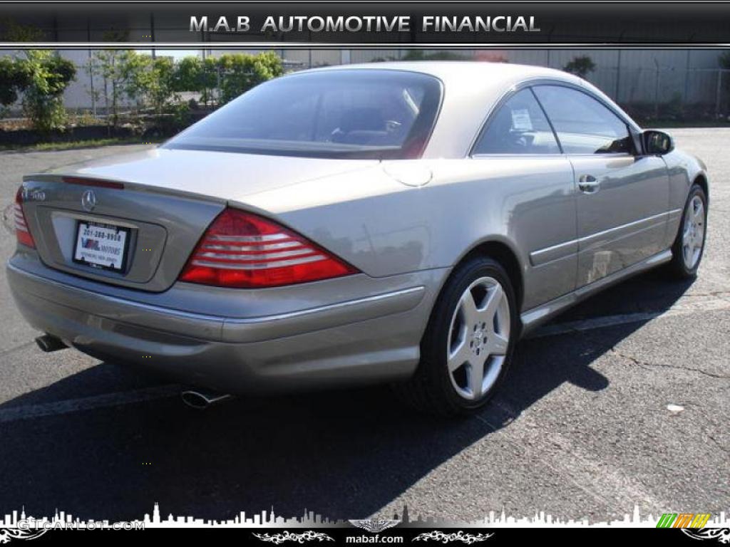 2004 CL 500 - Pewter Silver Metallic / Charcoal photo #3