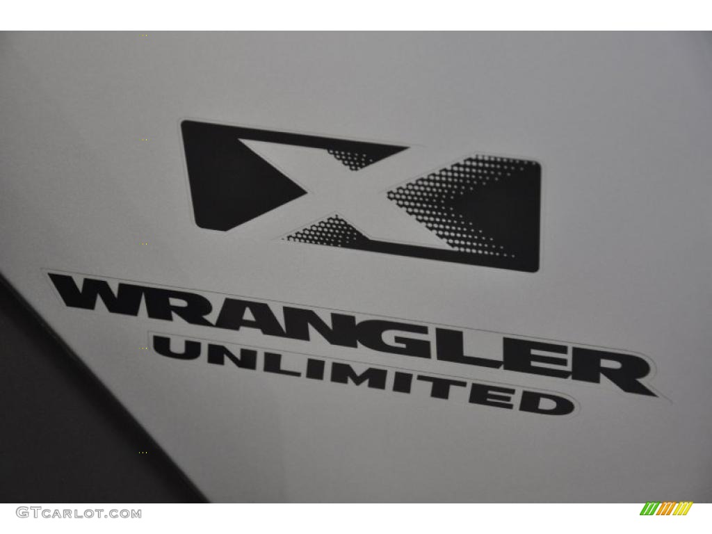 2008 Wrangler Unlimited X - Bright Silver Metallic / Dark Slate Gray/Med Slate Gray photo #5