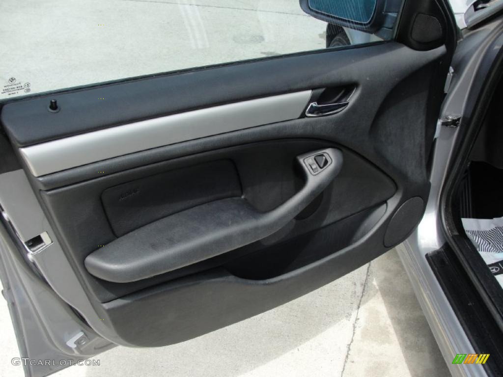 2004 3 Series 325i Sedan - Silver Grey Metallic / Black photo #31