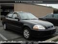 Flamenco Black Pearl - Civic LX Sedan Photo No. 2