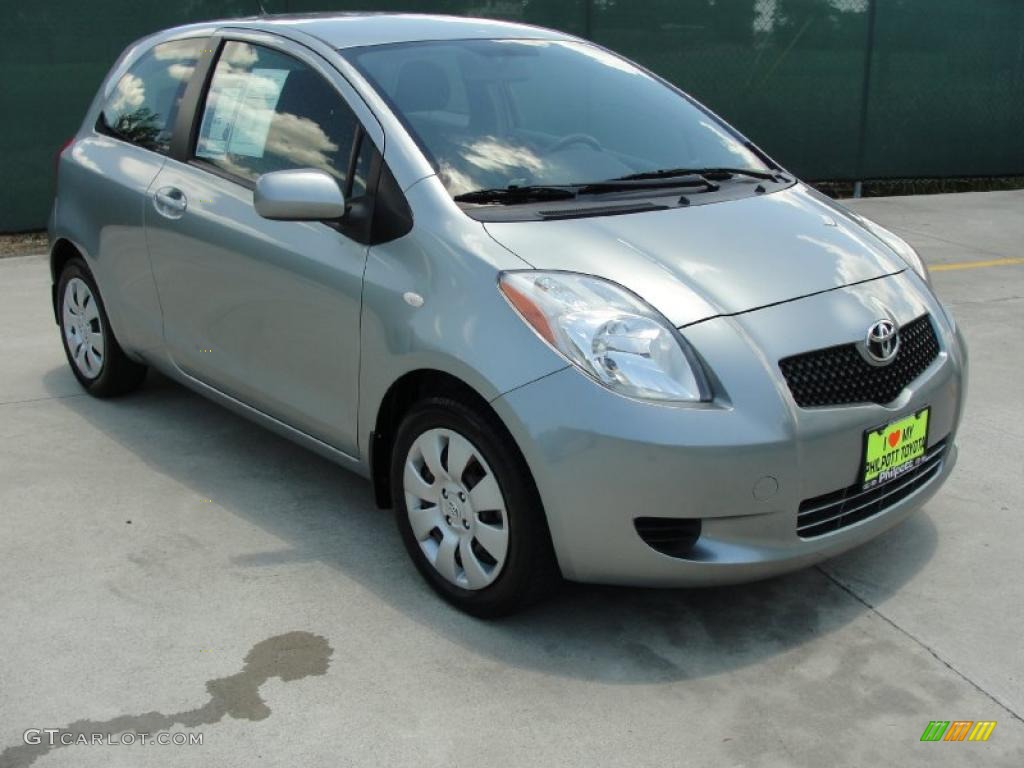 2007 Yaris 3 Door Liftback - Meteorite Metallic / Dark Charcoal photo #1