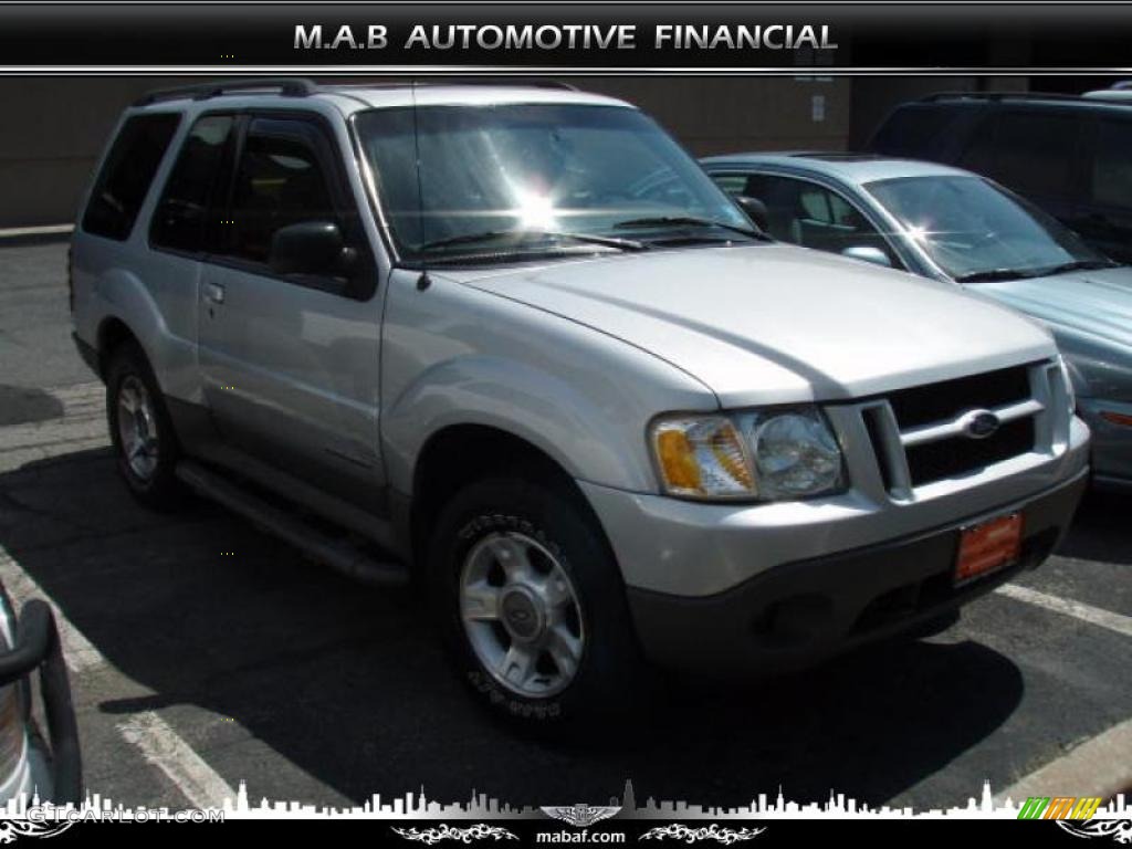 2001 Explorer Sport 4x4 - Silver Frost Metallic / Dark Graphite photo #2