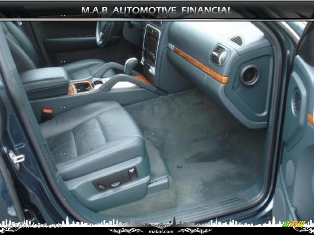2004 Cayenne Tiptronic - Dark Teal Metallic / Palm Green photo #11